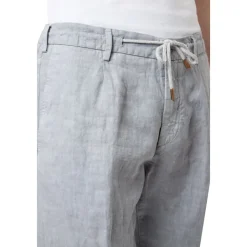 Pantaloni Jogger in Lino