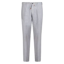 Pantaloni Jogger in Lino