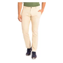 Pantaloni Lunghi Bianchi a Taglio Dritto
