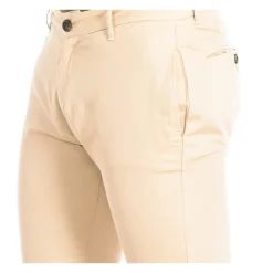 Pantaloni Lunghi Bianchi a Taglio Dritto
