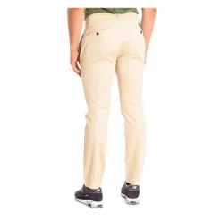 Pantaloni Lunghi Bianchi a Taglio Dritto