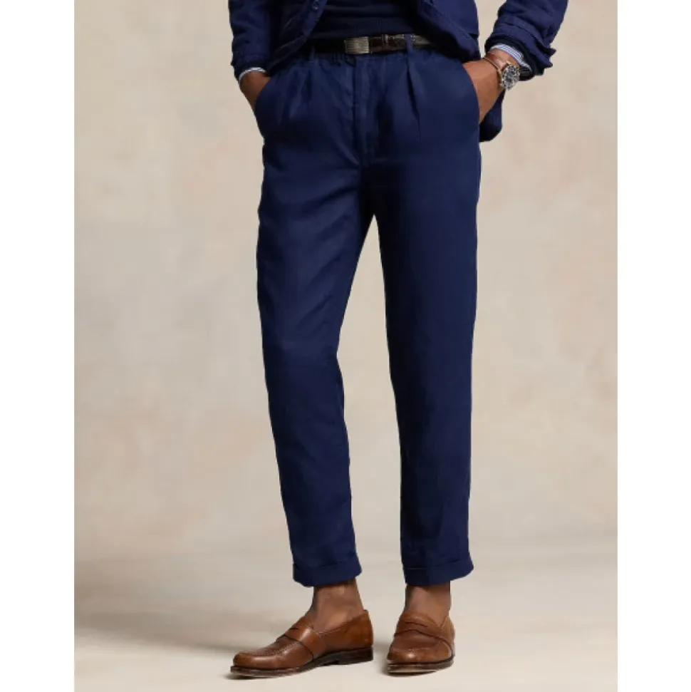 Pantaloni Moderni Lateef in Lino