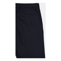 Pantaloni Navy in Cotone-Lino