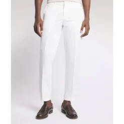 Pantaloni Slim Fit in Gabardine Stretch
