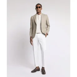 Pantaloni Slim Fit in Gabardine Stretch