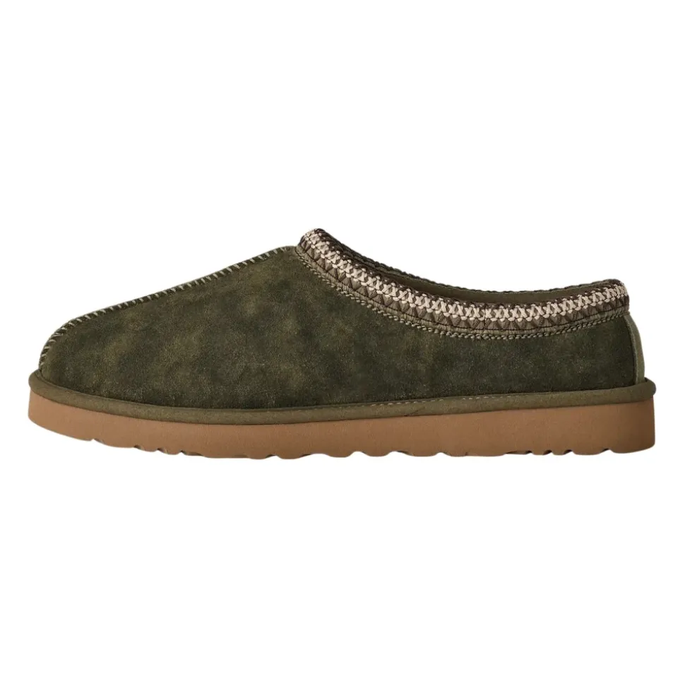 Pantofole Comode in Camoscio Burnt Olive
