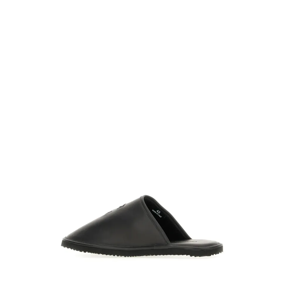 Pantofole in pelle
