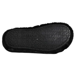 Pantofole in Velluto Nere