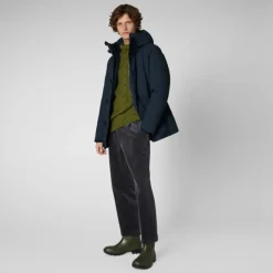 Parka Blu e Verdi