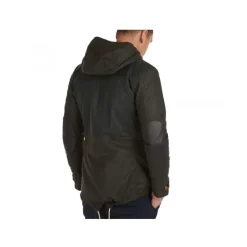 Parka in Cotone Cerato Game Oliva