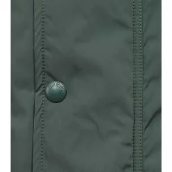 Parka in Tessuto Tecnico con Dettaglio a Righe