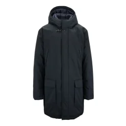 Parka Uomo con Bottoni Automatici e Zip