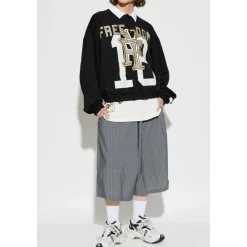 PDF Graphic-print Cotton Sweatshirt
