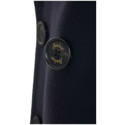 Peacoat Blu con Bottoni in Corno