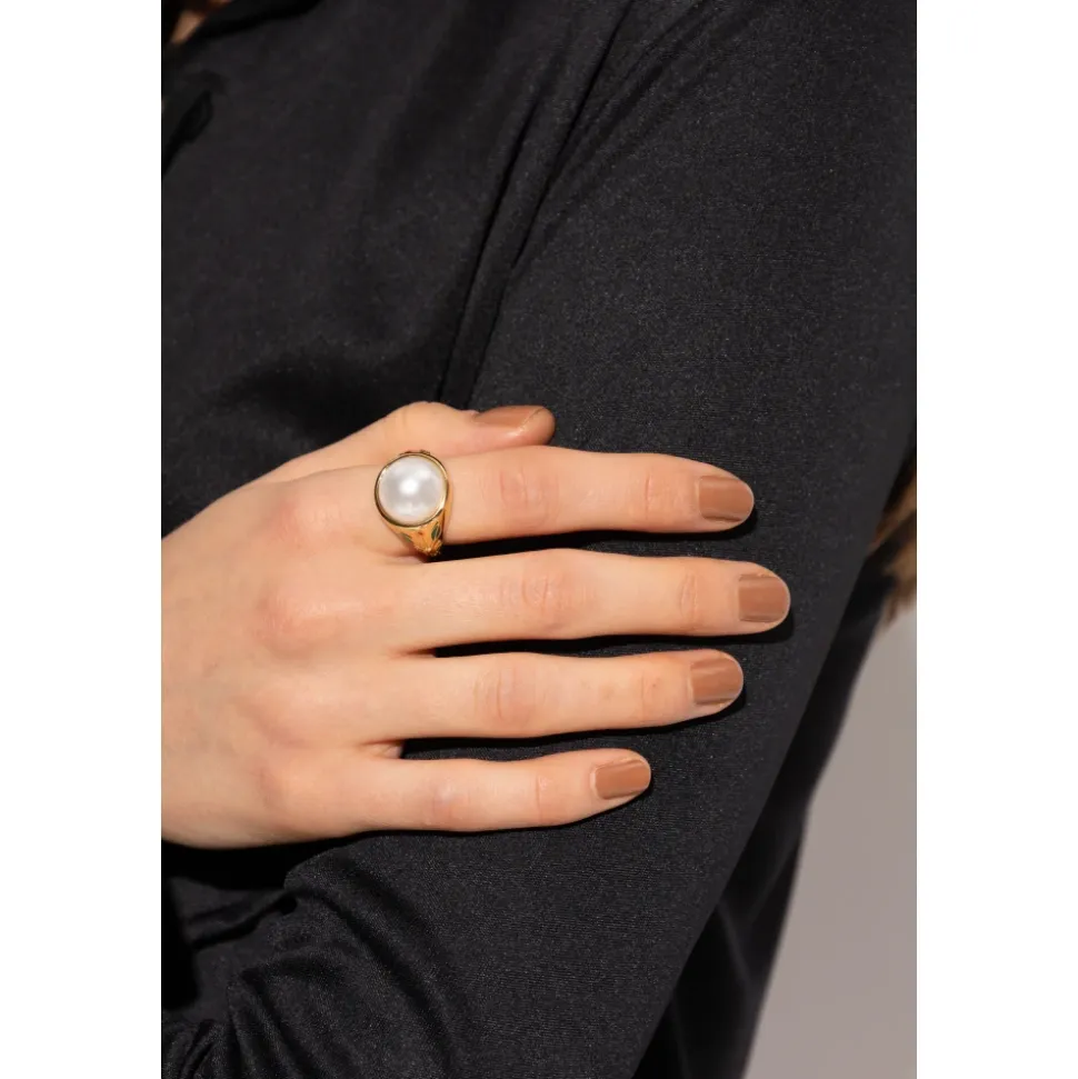 Pearl Signet Ring
