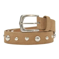 Play Of Studs Belt Suede