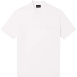 Polo con logo ricamato