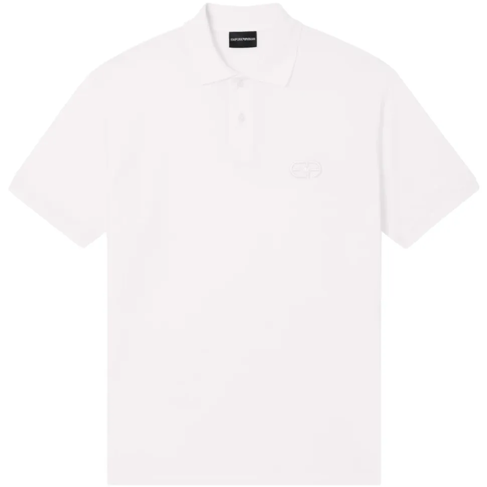 Polo con logo ricamato