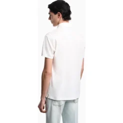 Polo con logo ricamato