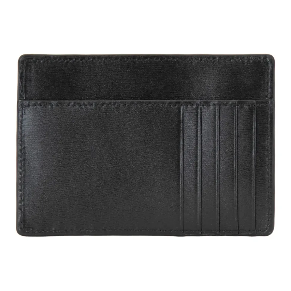 Porta carte in pelle con tasca portamonete