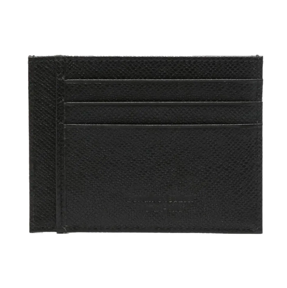 Porta Carte Uomo con Logo Frontale