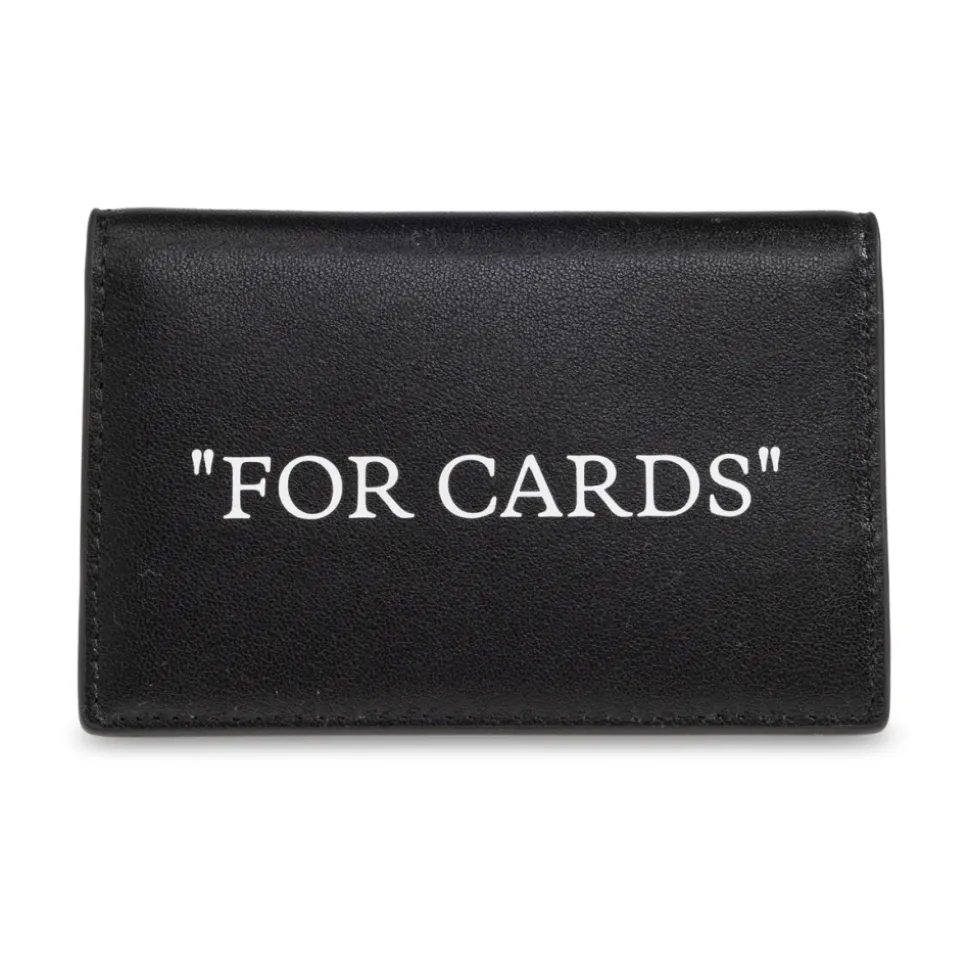Portacarte in pelle con logo