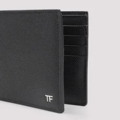Portafoglio Bifold Piccolo in Pelle Grana