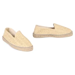 Raffia Espadrillas Punta Rotonda Gomma
