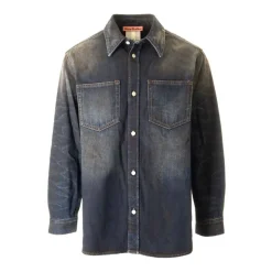 Relaxed fit denim shirt