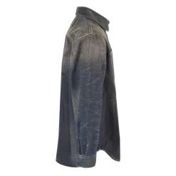 Relaxed fit denim shirt