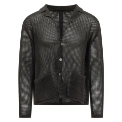 Rever Traforata Rete Cardigan