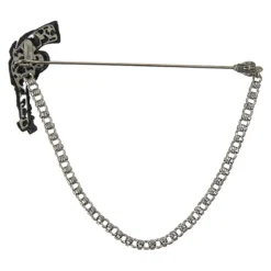 Revolver Gun Lapel Pin