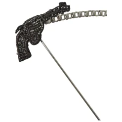 Revolver Gun Lapel Pin