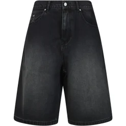Round Pocket Denim Short