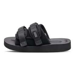 Sandali neri minimalisti con suola Vibram