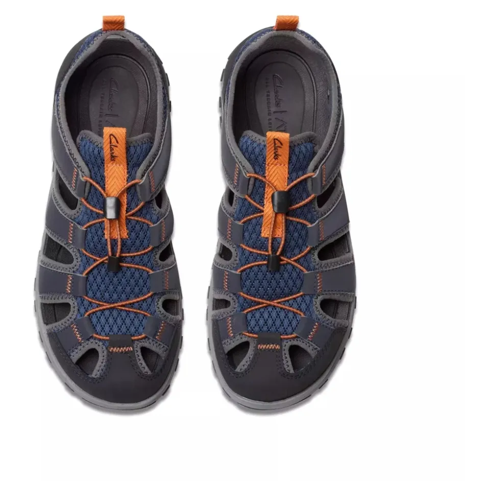 Sandalia Uomo Wave Blu