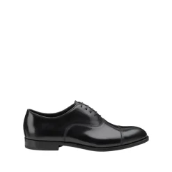 Scarpe basse derby in pelle spazzolata