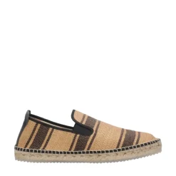 Scarpe basse in nero e marrone