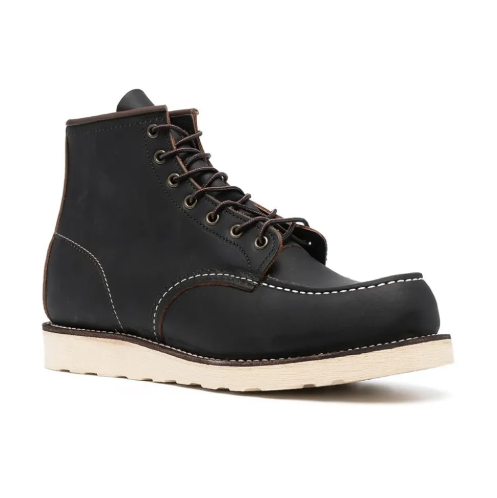 Scarpe Basse in Pelle Nere Stringate