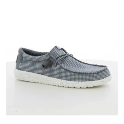 Scarpe da Uomo in Mesh Sportivo Grigio Chiaro