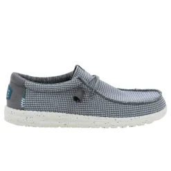 Scarpe da Uomo in Mesh Sportivo Grigio Chiaro