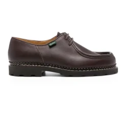 Scarpe Derby in pelle marrone
