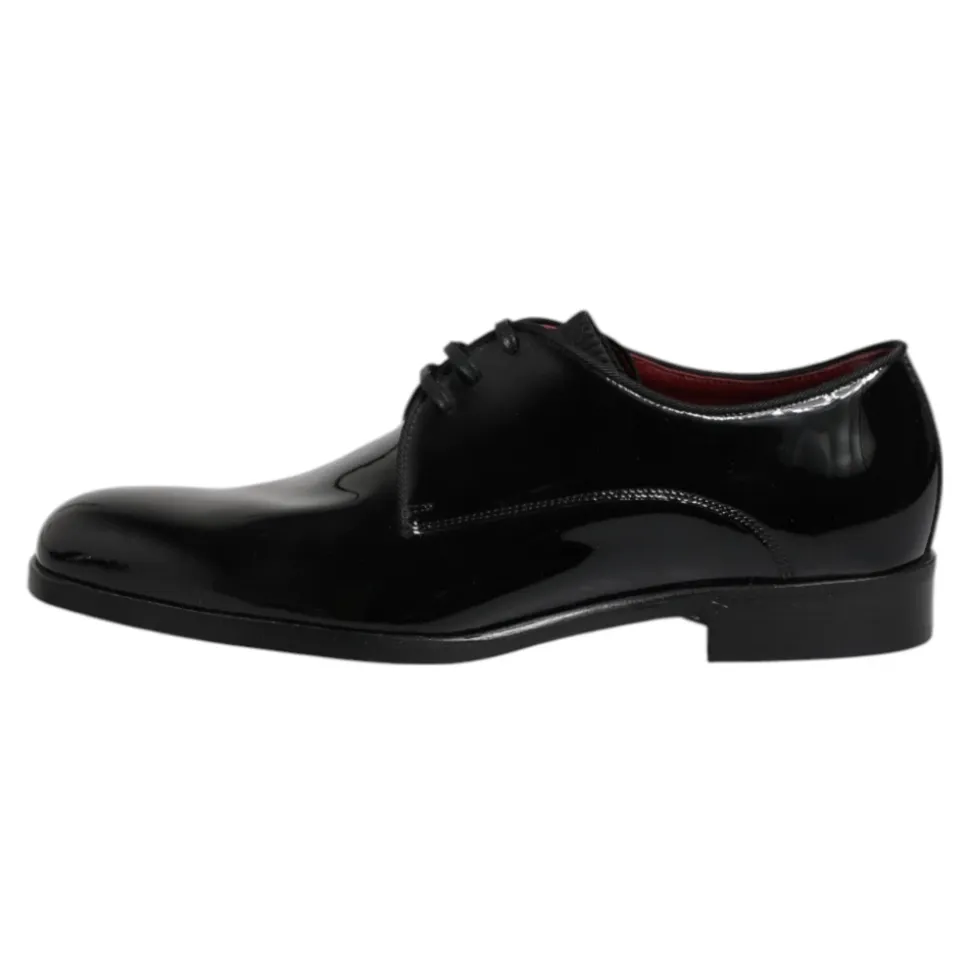 Scarpe Derby in pelle nera