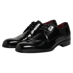 Scarpe Derby in pelle nera