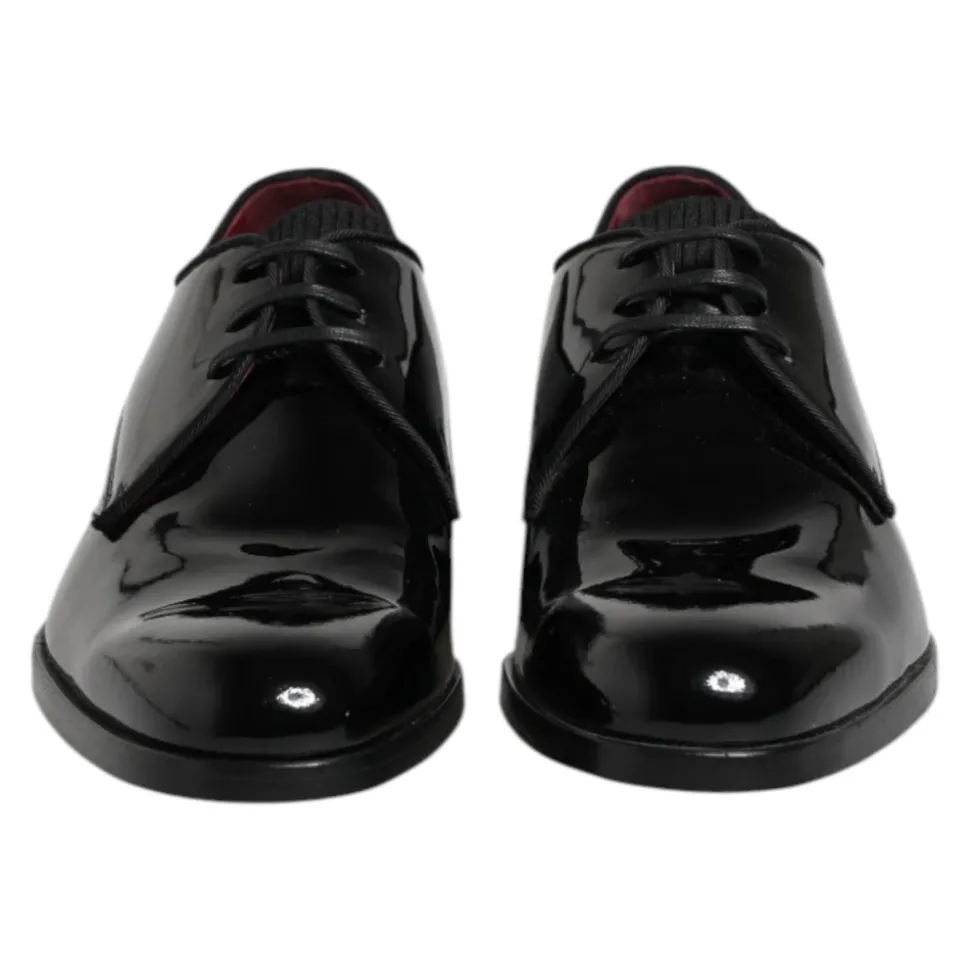 Scarpe Derby in pelle nera