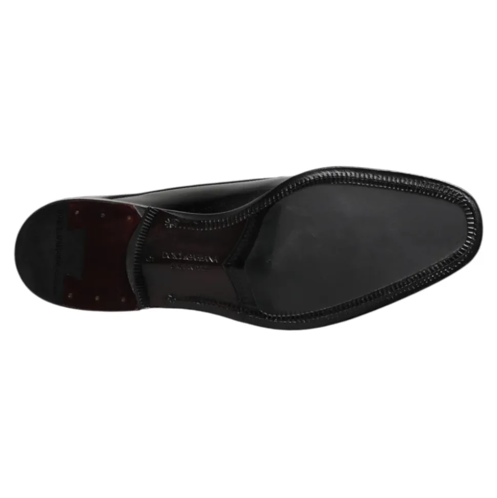 Scarpe Derby in pelle nera