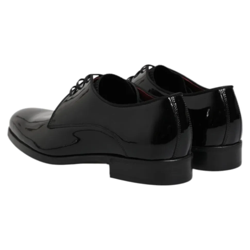 Scarpe Derby in pelle nera