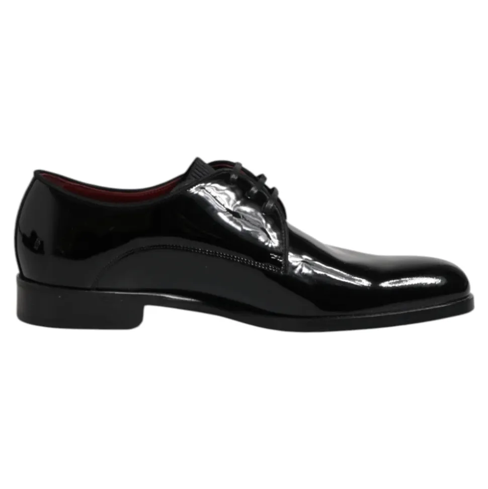 Scarpe Derby in pelle nera