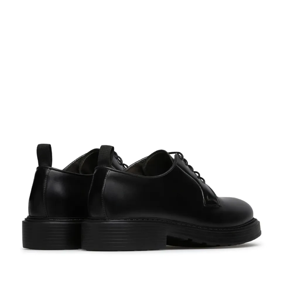 Scarpe Derby in Pelle Nera Classiche