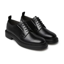 Scarpe Derby in Pelle Nera Classiche